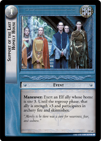 Support of the Last Homely House